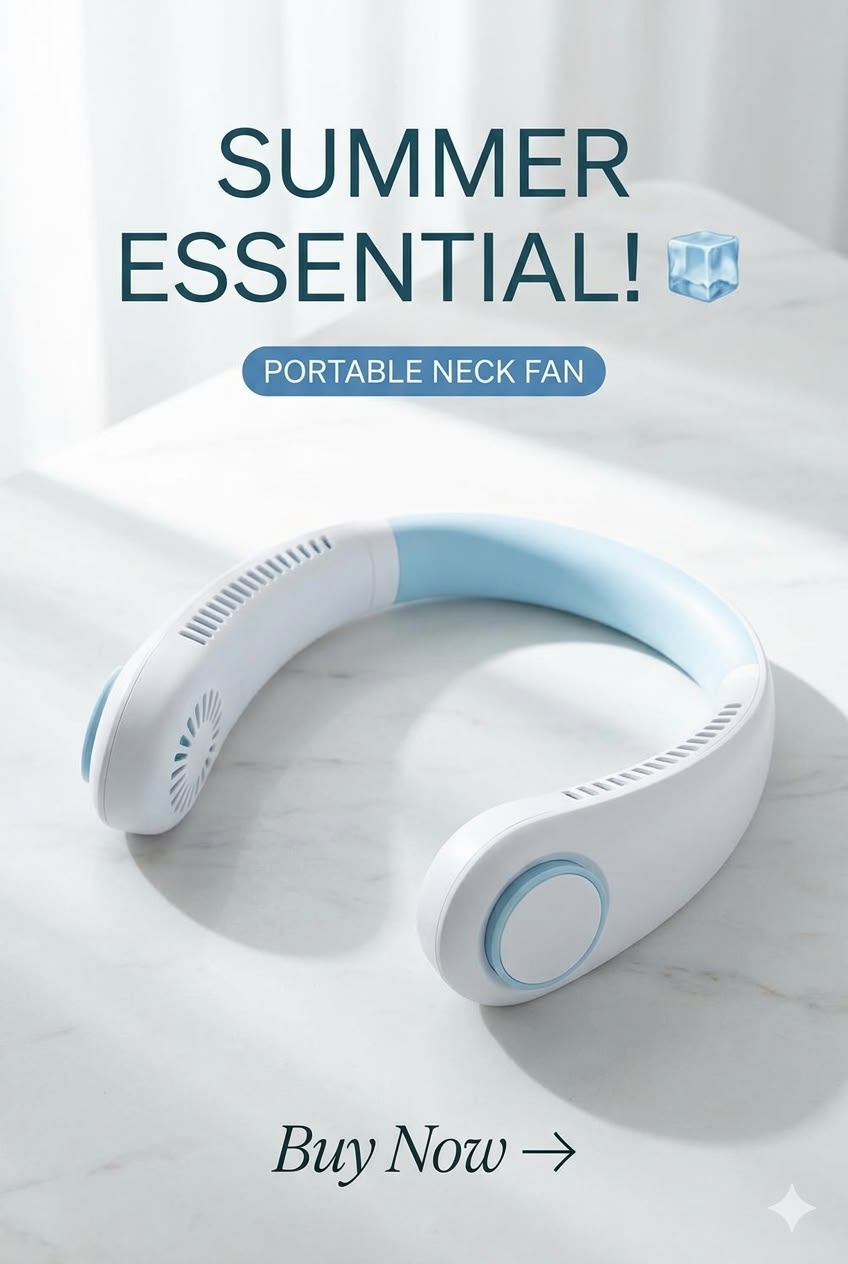 Portable Neck Fan