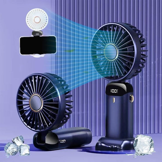 Smart Portable Fan with Digital Display