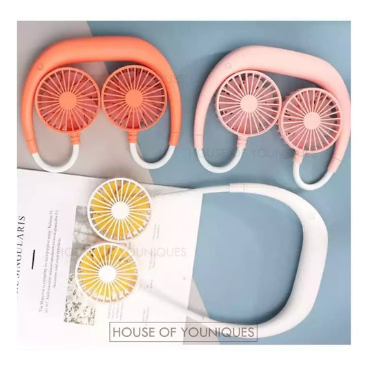 Portable Neck Fan – Hands-Free Cool Breeze