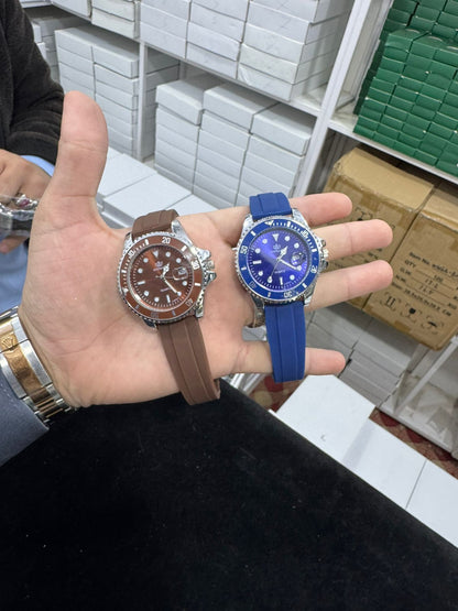 Luxe Brown Quartz Watch