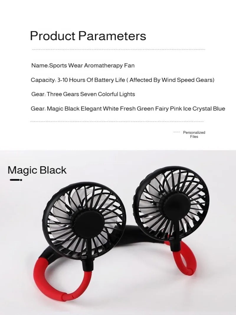 Portable Neck Fan – Hands-Free Cool Breeze