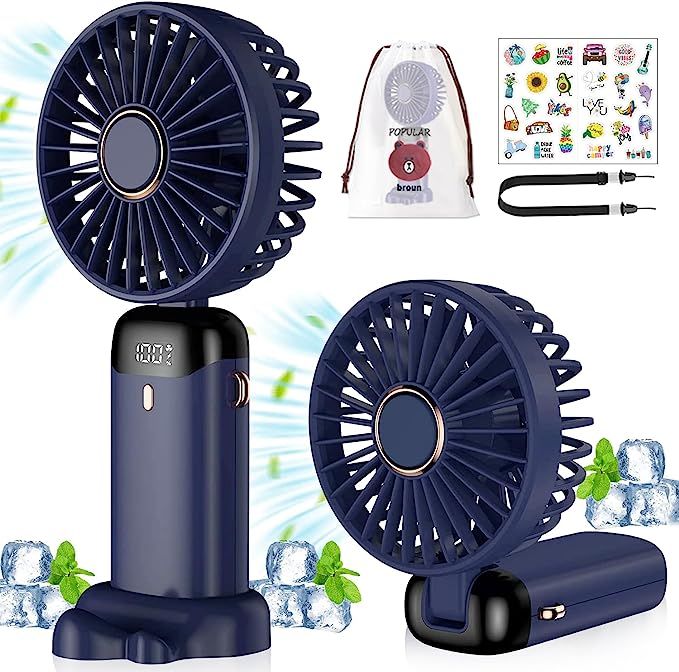 Smart Portable Fan with Digital Display