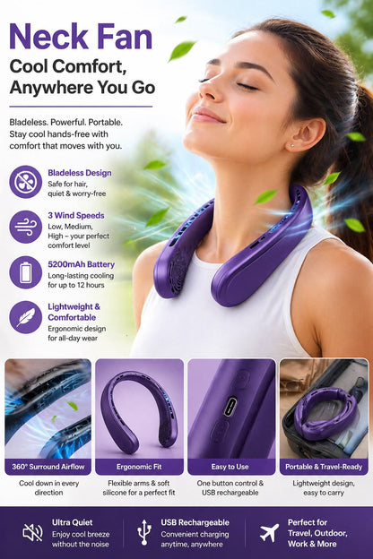 Portable Neck Fan