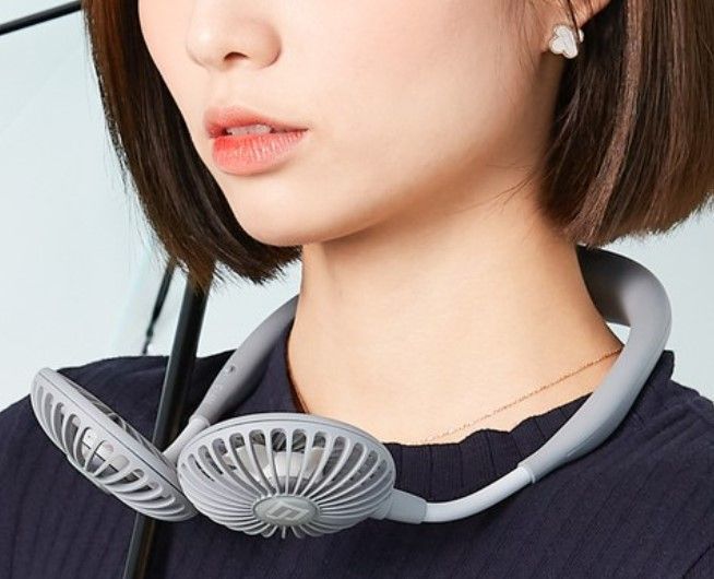 Portable Neck Fan – Hands-Free Cool Breeze